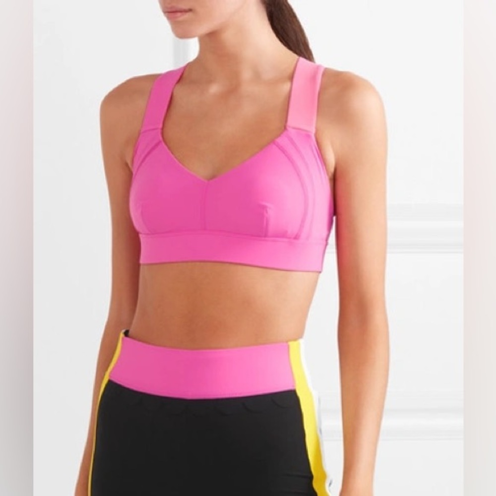 NO KA’OI Barbie pink work out bra high support size 01 equals Small